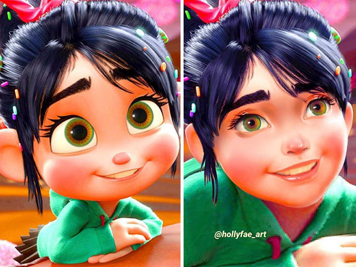 Блог - Как выглядели бы принцессы Disney, если бы их лица имели реалистичные пропорции Как выглядели бы принцессы Disney, если бы их лица имели реалистичные пропорции