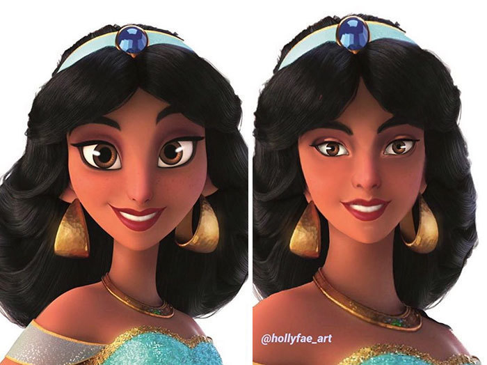 Блог - Как выглядели бы принцессы Disney, если бы их лица имели реалистичные пропорции Как выглядели бы принцессы Disney, если бы их лица имели реалистичные пропорции