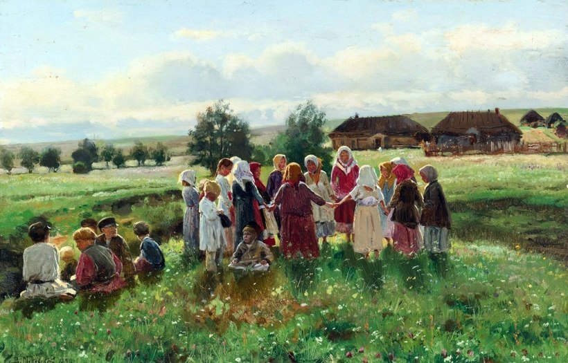 «Играющие дети», 1890 год. Владимир Маковский «Играющие дети», 1890 год. Владимир Маковский