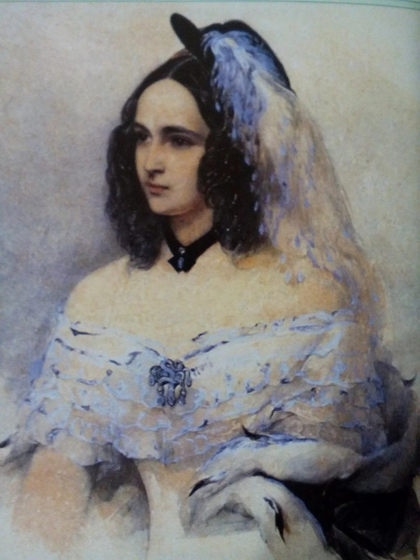«Н. Н. Пушкина», 1842-1843 годы. Владимир Гау «Н. Н. Пушкина», 1842-1843 годы. Владимир Гау