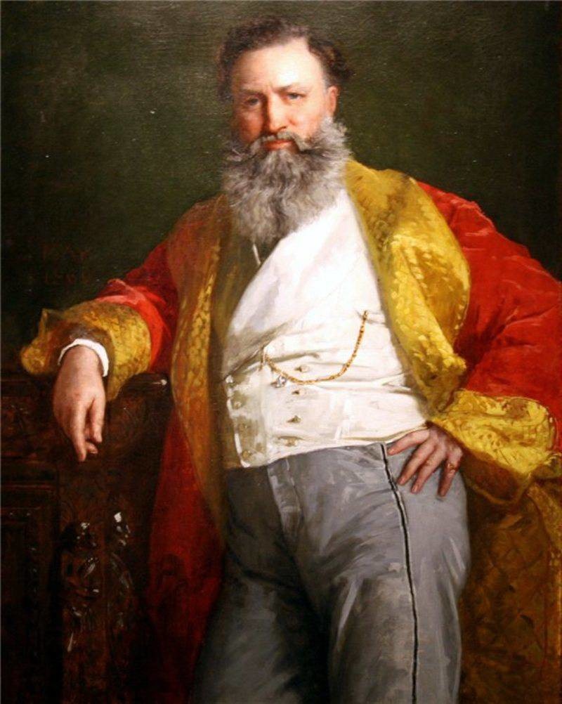 «Портрет Исаака Зингера», 1869 г. Э. Гаррисон Мэй «Портрет Исаака Зингера», 1869 г. Э. Гаррисон Мэй
