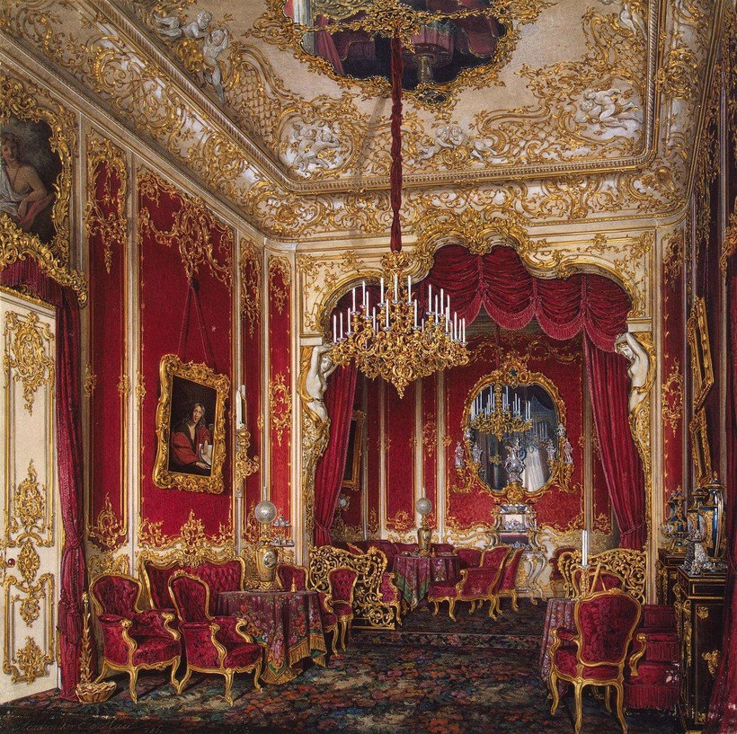 «Будуар императрицы Марии Александровны», 1861 год. Эдуард Гау