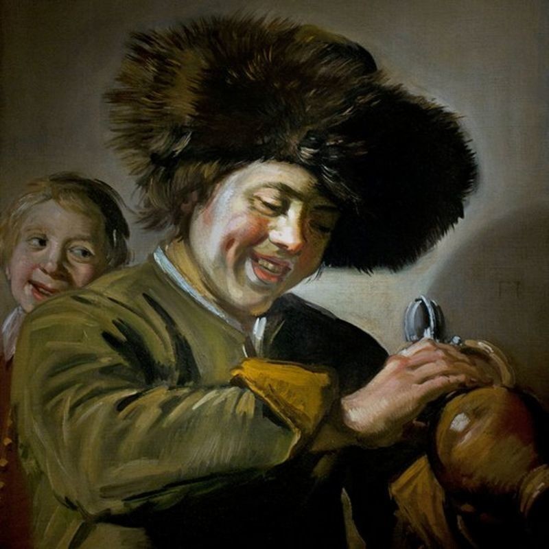 «Два смеющихся мальчика с кружкой пива», 1626 год. Франс Халс «Два смеющихся мальчика с кружкой пива», 1626 год. Франс Халс