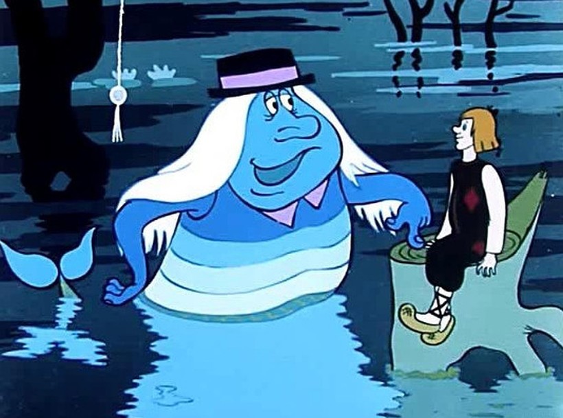 Водяной из мультфильма «Летучий корабль», 1979 г. Водяной из мультфильма «Летучий корабль», 1979 г.