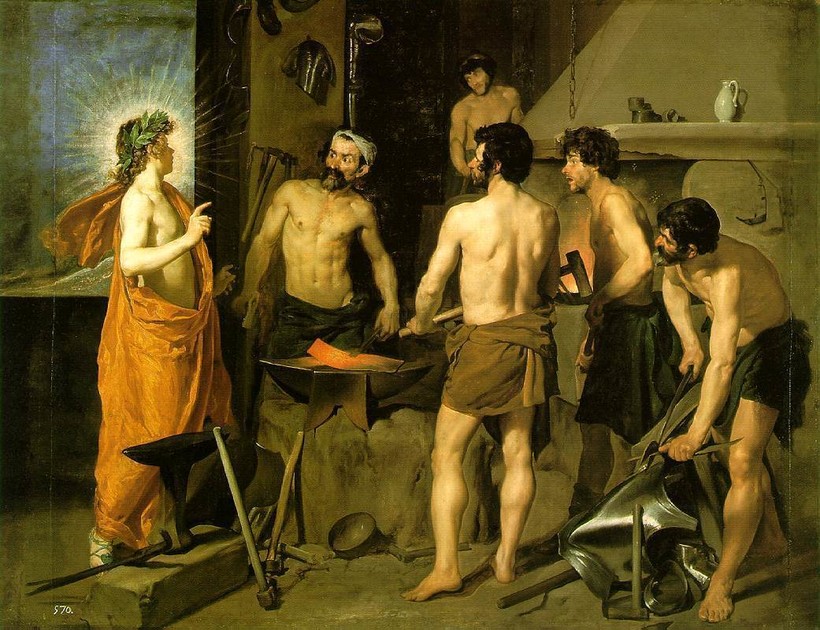 «Кузница Вулкана», 1629-1630 годы. Диего Веласкес «Кузница Вулкана», 1629-1630 годы. Диего Веласкес