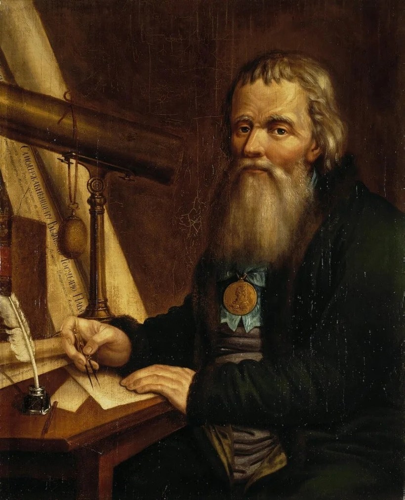 «Портрет Ивана Петровича Кулибина», 1818 г. П .П. Веденецкий (Венецкий), Государственный Эрмитаж «Портрет Ивана Петровича Кулибина», 1818 г. П .П. Веденецкий (Венецкий), Государственный Эрмитаж