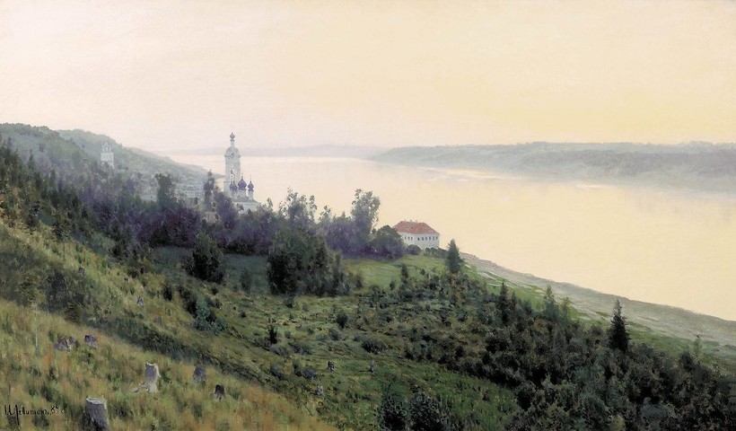 «Вечер. Золотой Плес», 1889 год. Исаак Левитан «Вечер. Золотой Плес», 1889 год. Исаак Левитан