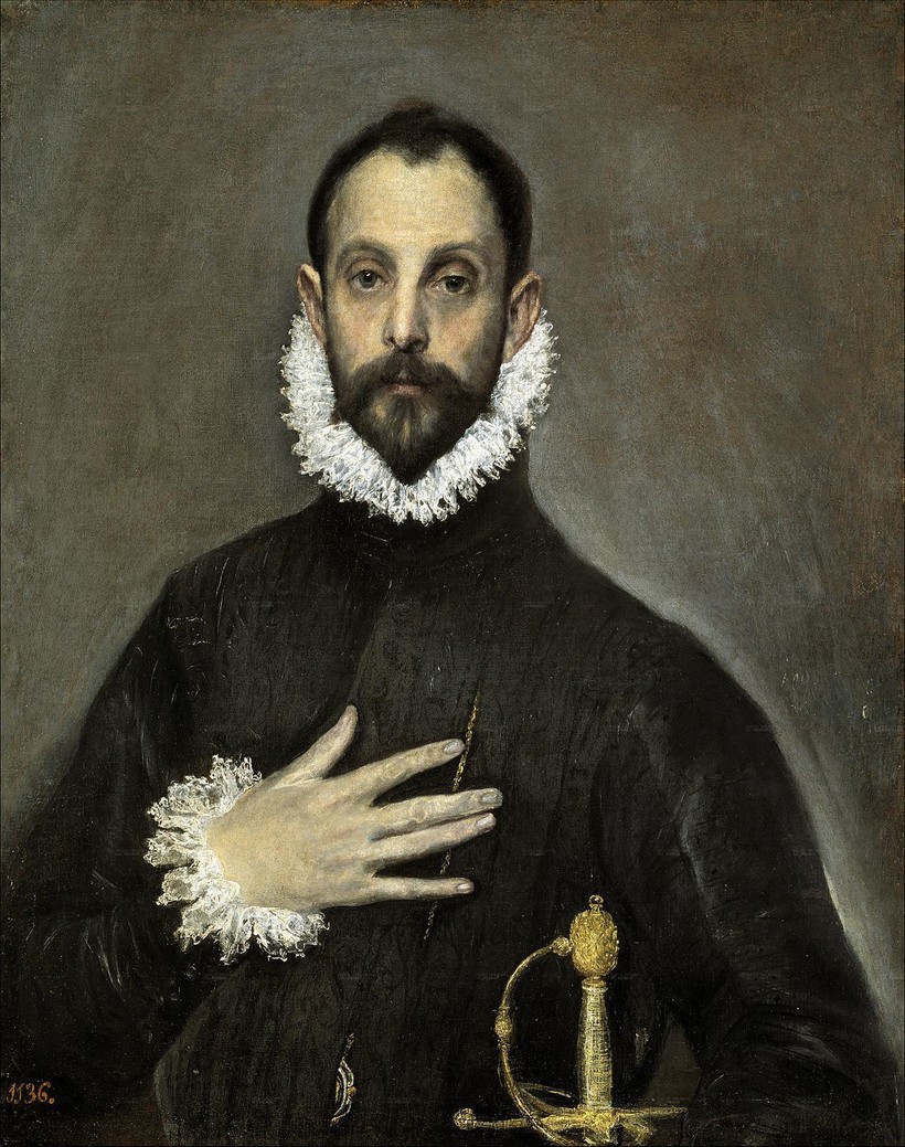«Рыцарь с рукой на груди», 1580 г. Эль Греко «Рыцарь с рукой на груди», 1580 г. Эль Греко