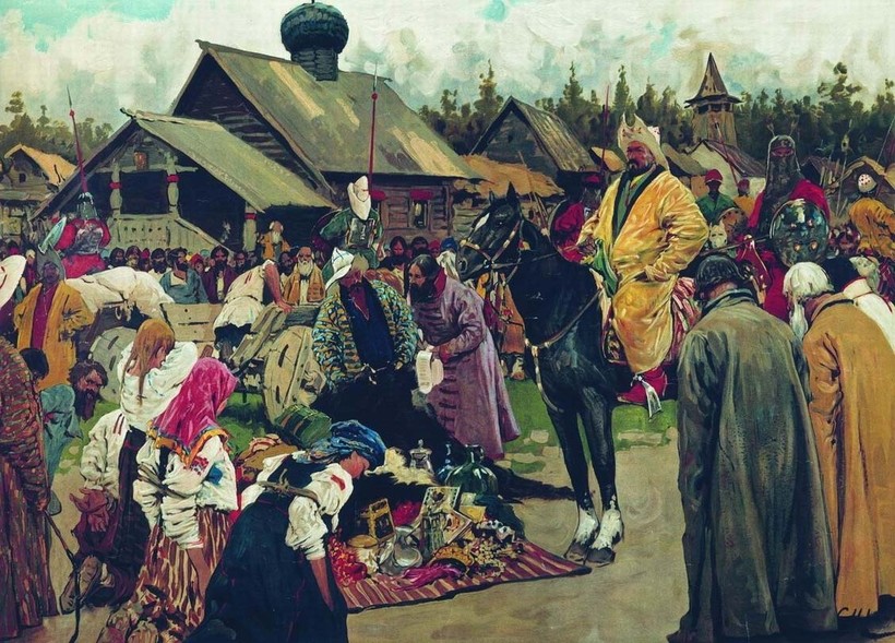 «Баскаки», 1909 г. С. В. Иванов, Музей истории города Москвы «Баскаки», 1909 г. С. В. Иванов, Музей истории города Москвы