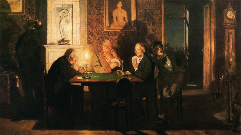 «Преферанс», 1879 г. В. Васнецов «Преферанс», 1879 г. В. Васнецов