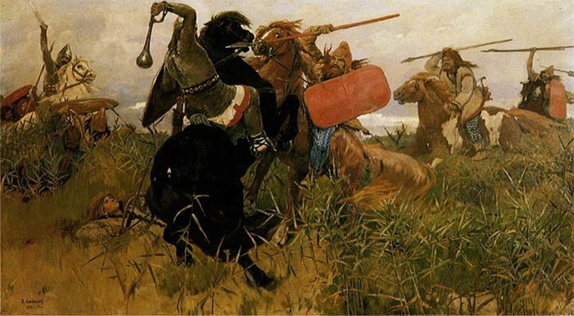 «Бой скифов со славянами», 1881 год. Виктор Васнецов «Бой скифов со славянами», 1881 год. Виктор Васнецов