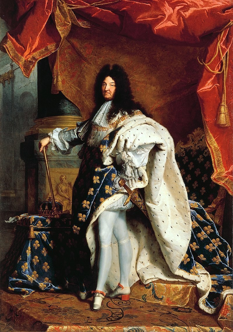 «Портрет Людовика XIV», 1701 г. Гиацинт Риго, Musée du Louvre, Париж «Портрет Людовика XIV», 1701 г. Гиацинт Риго, Musée du Louvre, Париж