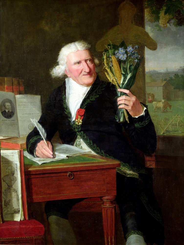 «Пармантье с растениями Нового света», 1812 год. Франсуа Дюмон «Пармантье с растениями Нового света», 1812 год. Франсуа Дюмон