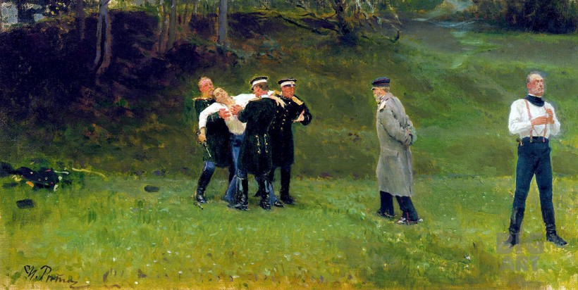 «Дуэль», 1897 год. Илья Репин «Дуэль», 1897 год. Илья Репин