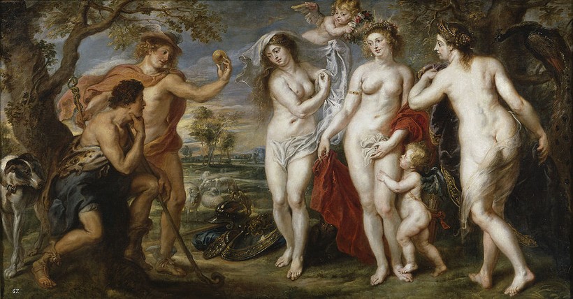 «Суд Париса и яблоко раздора», 1639 г. Питер Пауль Рубенс «Суд Париса и яблоко раздора», 1639 г. Питер Пауль Рубенс