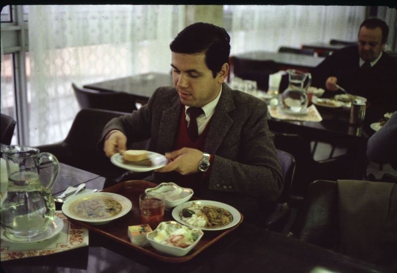 Комплексный обед в советской столовой