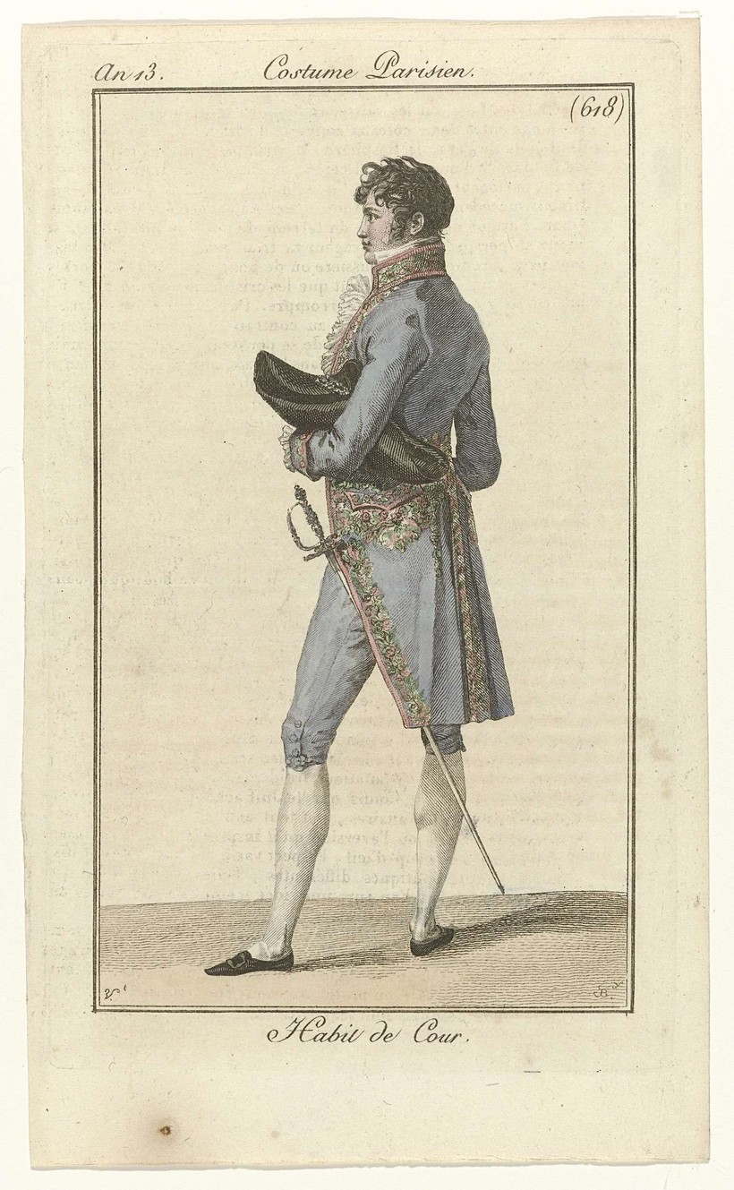 Придворное платье.1805 год Придворное платье.1805 год