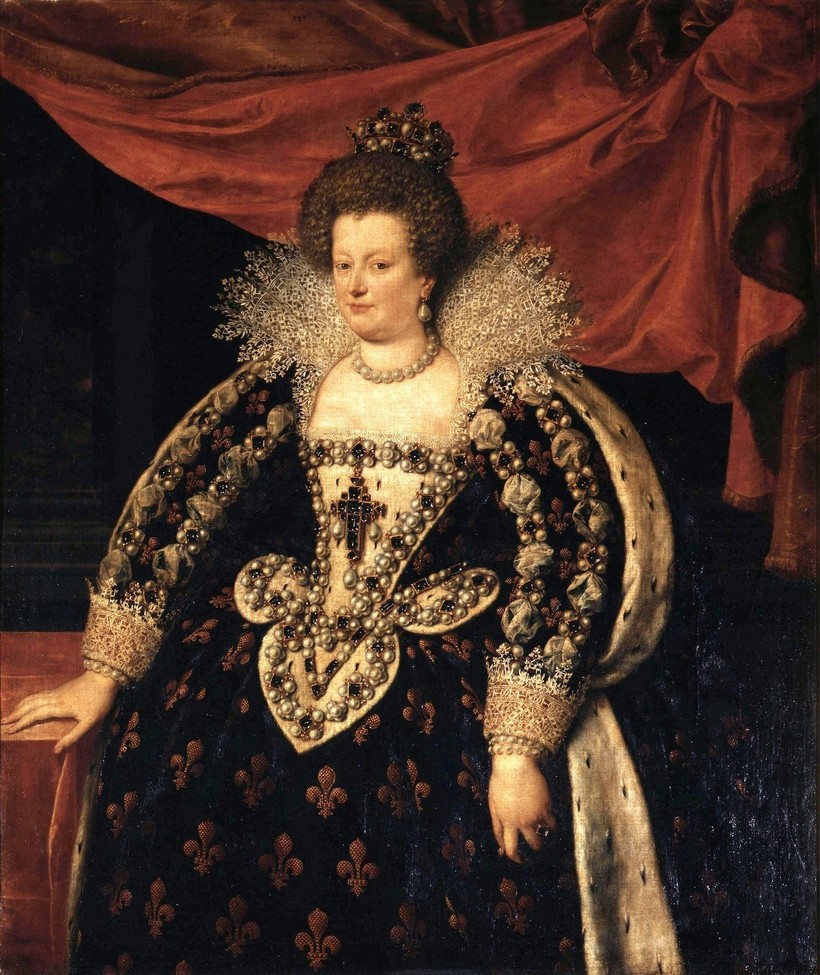 Портрет Марии Медичи, 1613 год. Франс Поурбюс Младший Портрет Марии Медичи, 1613 год. Франс Поурбюс Младший