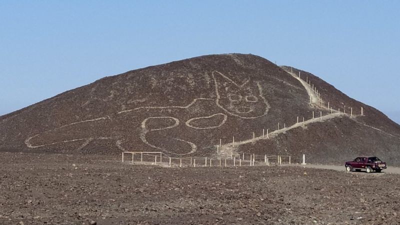 Блог - В Перу нашли геоглиф в виде гигантского кота В Перу нашли геоглиф в виде гигантского кота