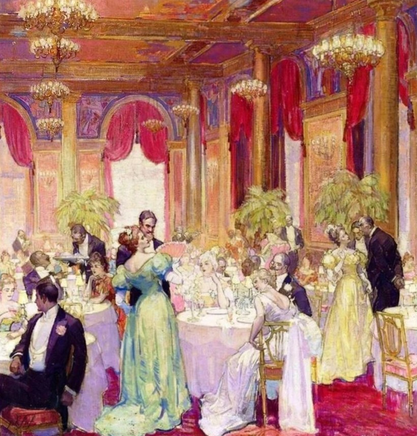 «Ужин в "Астории"», 1896 г. Генри Джеймс Сулен «Ужин в "Астории"», 1896 г. Генри Джеймс Сулен
