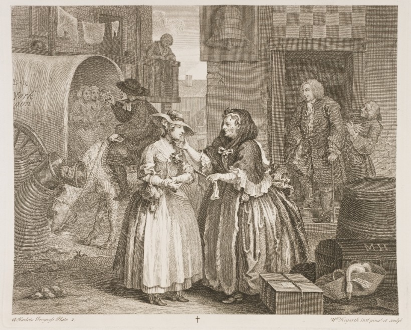 «В ловушке сводницы», 1732 год. Уильям Хогарт «В ловушке сводницы», 1732 год. Уильям Хогарт