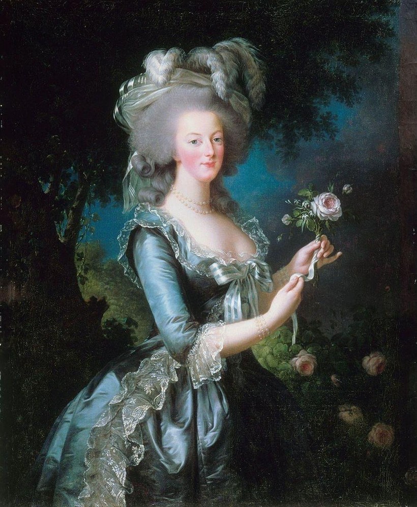 «Портрет Марии-Антуанетты с розой», 1783 год. Элизабет-Луиз Виже-Лебрён «Портрет Марии-Антуанетты с розой», 1783 год. Элизабет-Луиз Виже-Лебрён