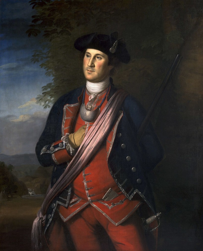 Портрет Джорджа Вашингтона, 1772 год. Чарльз Уилсон Пил Портрет Джорджа Вашингтона, 1772 год. Чарльз Уилсон Пил
