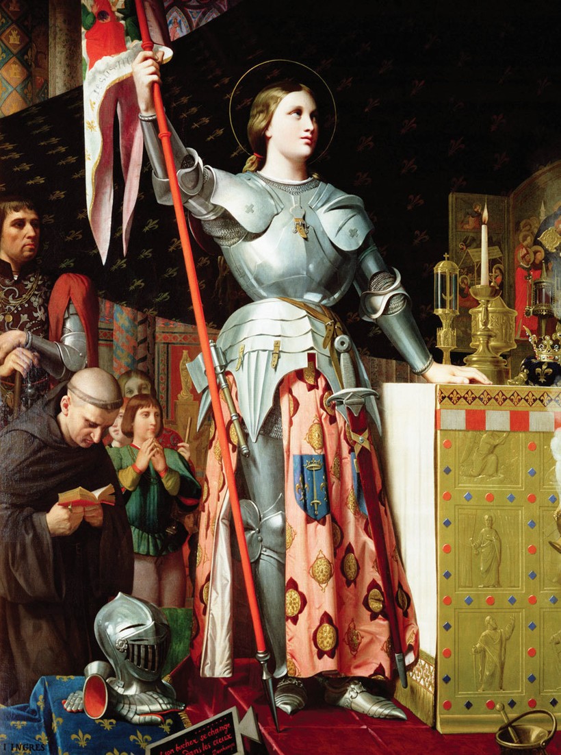«Жанна Д'Арк на коронации Карла VII в Реймском соборе», 1854 год. Жан Огюст Доминик Энгр «Жанна Д'Арк на коронации Карла VII в Реймском соборе», 1854 год. Жан Огюст Доминик Энгр