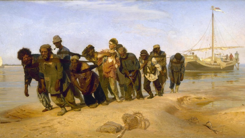 «Бурлаки на Волге», 1870-1873 гг. Илья Репин «Бурлаки на Волге», 1870-1873 гг. Илья Репин