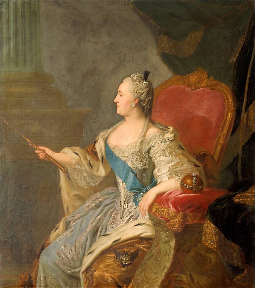 Портрет Екатерины II, 1763 год. Федор Рокотов Портрет Екатерины II, 1763 год. Федор Рокотов