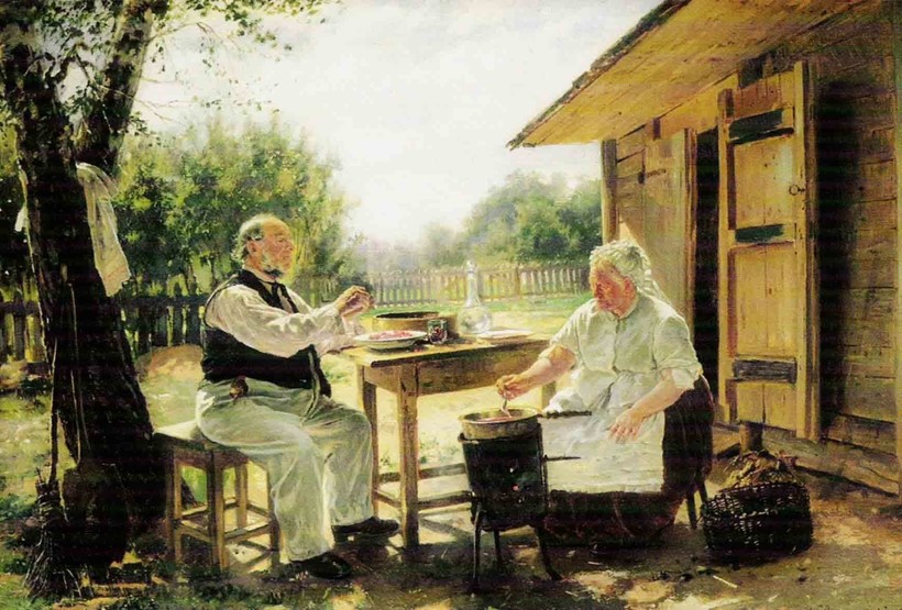 «Варят варенье», 1876 год. Владимир Маковский «Варят варенье», 1876 год. Владимир Маковский