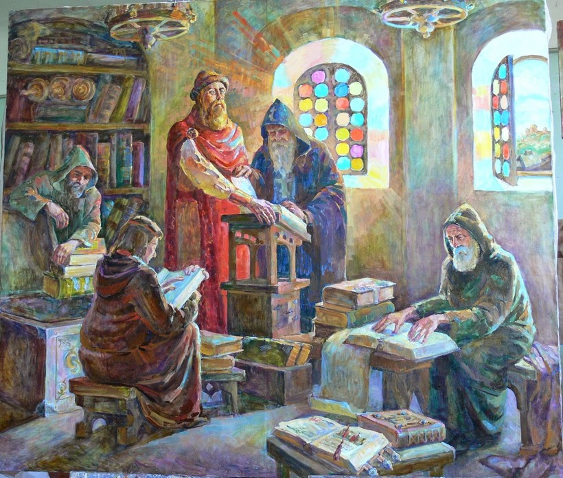 «Библиотека Ярослава Мудрого», 2007 год. Ольга Гальчинская «Библиотека Ярослава Мудрого», 2007 год. Ольга Гальчинская