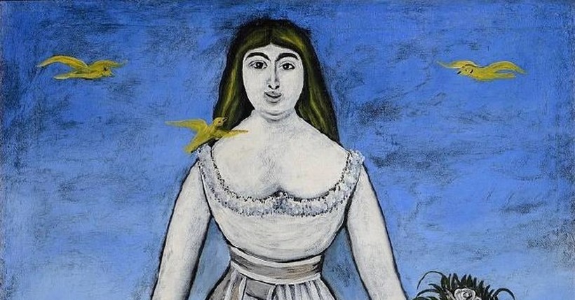 «Актриса Маргарита» (фрагмент), 1907 год. Нико Пиросмани «Актриса Маргарита» (фрагмент), 1907 год. Нико Пиросмани