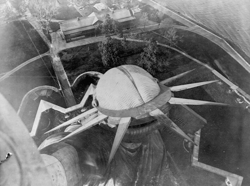 История статуи Свободы от строительства до наших дней в 16 фотографиях