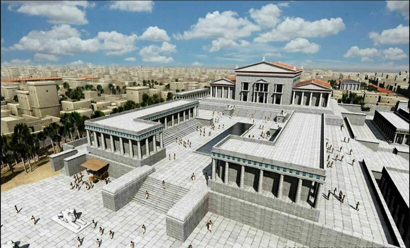 Художеств реконструкция Александрийской библиотеки Художеств реконструкция Александрийской библиотеки