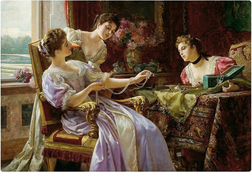 «Шкатулка с драгоценностями», 1890-е годы. Владислав Чахорский