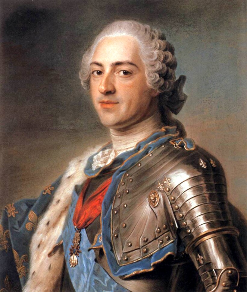 Король Франции Людовик XV, 1748 г. Маурис-Кантен де ла Тур Король Франции Людовик XV, 1748 г. Маурис-Кантен де ла Тур