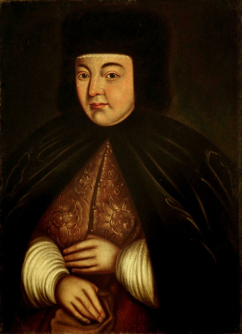 Портрет царицы Натальи Кирилловны Нарышкиной, XVIII век . Автор неизвестен Портрет царицы Натальи Кирилловны Нарышкиной, XVIII век . Автор неизвестен