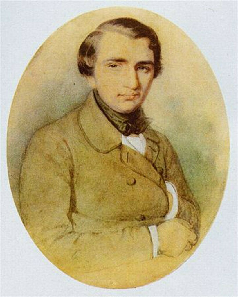 «Иван Тургенев в молодости», 1838 г. Кирилл Горбунков. Государственный литературный музей «Иван Тургенев в молодости», 1838 г. Кирилл Горбунков. Государственный литературный музей