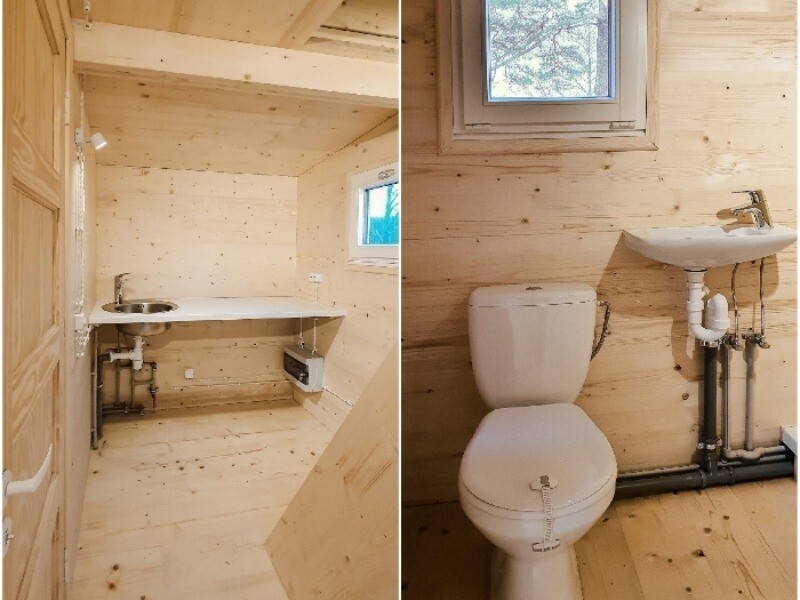 В доме уже установлена сантехника В доме уже установлена сантехника