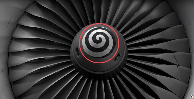 Блог - Видео: Зачем на двигателях самолетов рисуют белые спирали Видео: Зачем на двигателях самолетов рисуют белые спирали