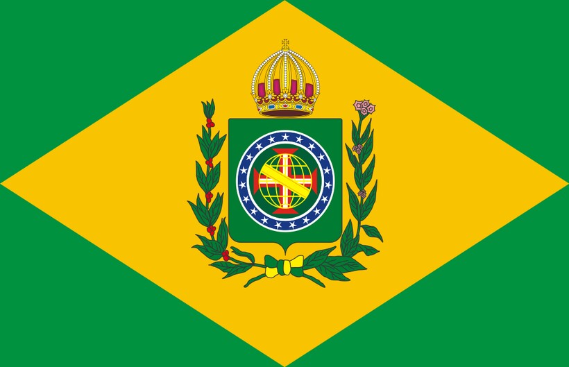 Флаг Бразилии 1822-1850 гг.