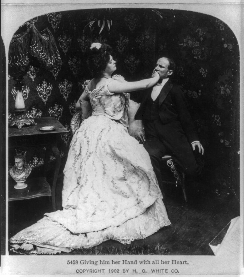 До появления кино: 18 стереокарточек XIX века, которые рассказывают об ухаживаниях