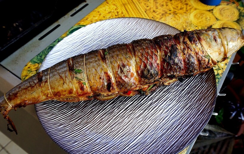 Пеленгас на гриле