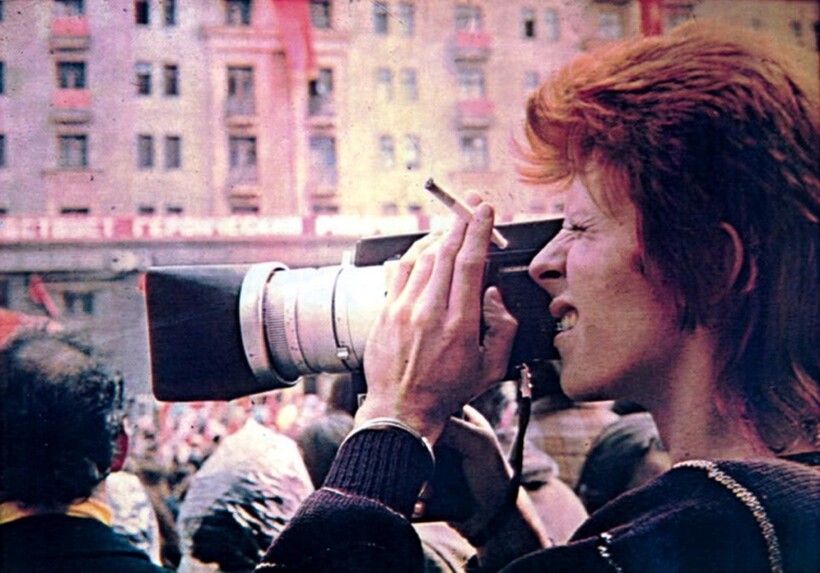 Боуи ехал с личным фотографом, но и сам любил снимать Боуи ехал с личным фотографом, но и сам любил снимать