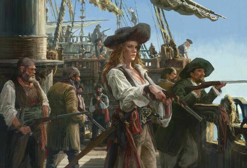 Пираты в Карибском море действительно плавали Пираты в Карибском море действительно плавали