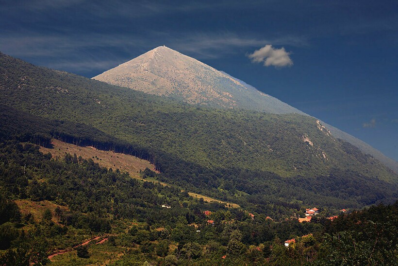 Вид на гору Ртань
