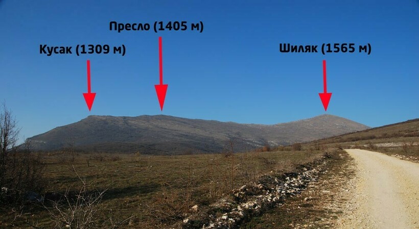 Вершины горы Ртань