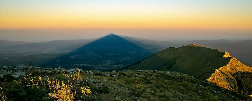 Вид с вершины горы Ртань