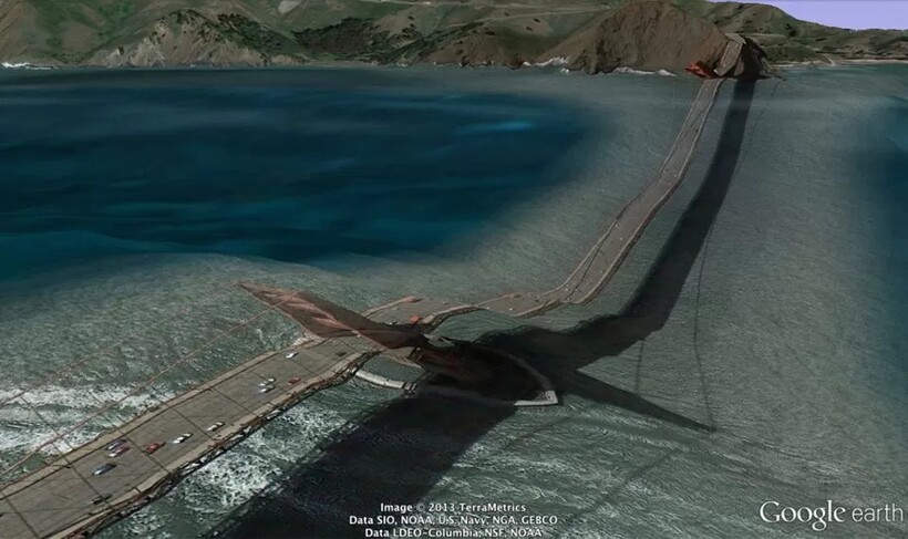 Блог - 15 фотографий из Google Earth, которые противоречат здравому смыслу 15 фотографий из Google Earth, которые противоречат здравому смыслу